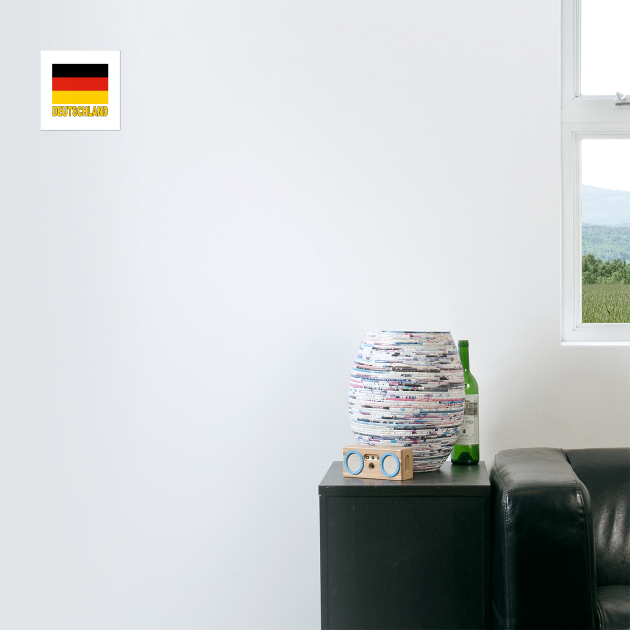 The Pride of Deutschland - German National Flag Design (German Text) by Naves